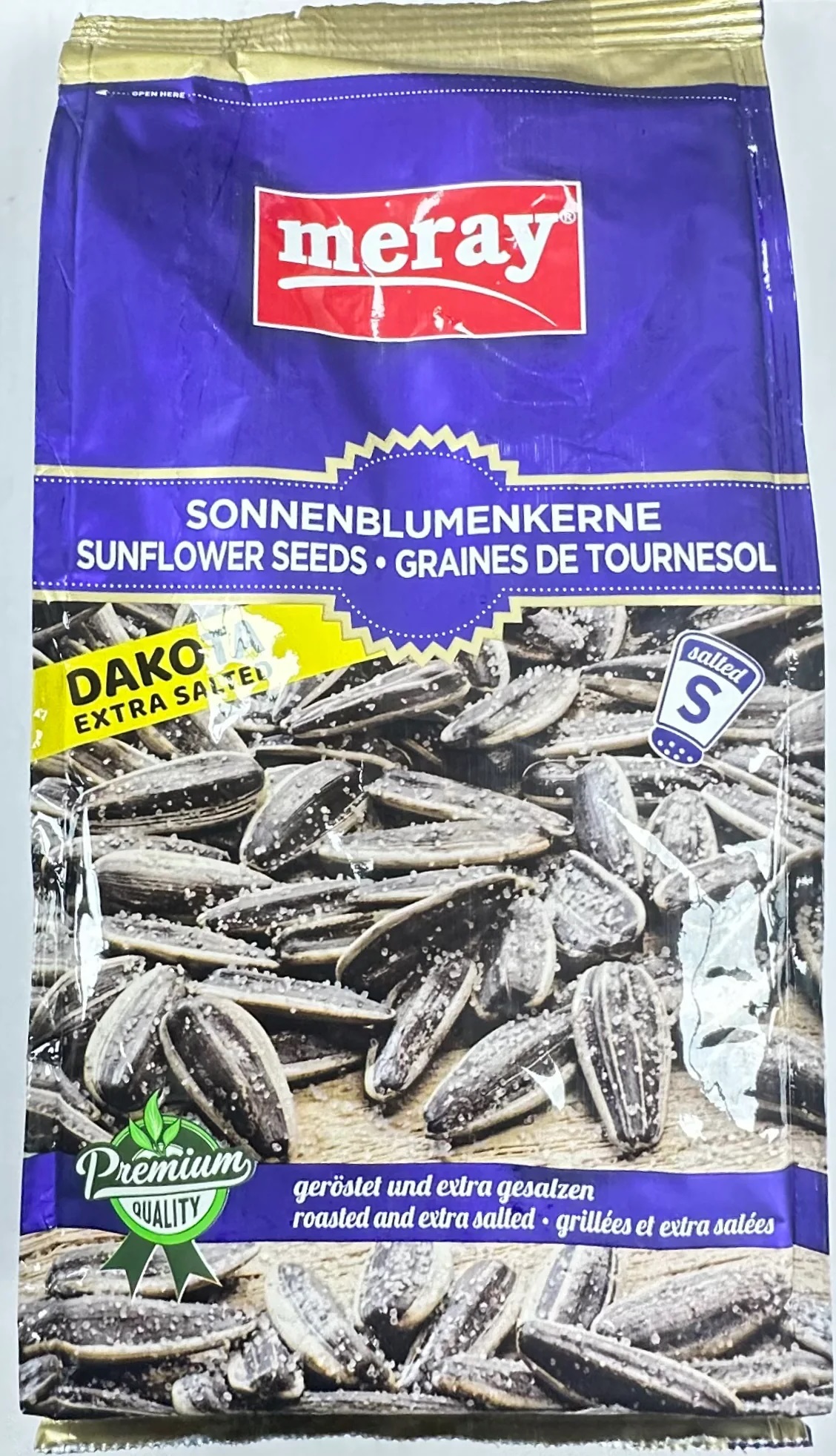 Meray graines de tournesol grillées & extra salées Dakota Mauve 250gr